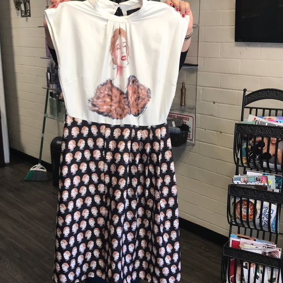 Print and Plains Dresses & Skirts - Mint condition! Plains and Print designer! Size 4